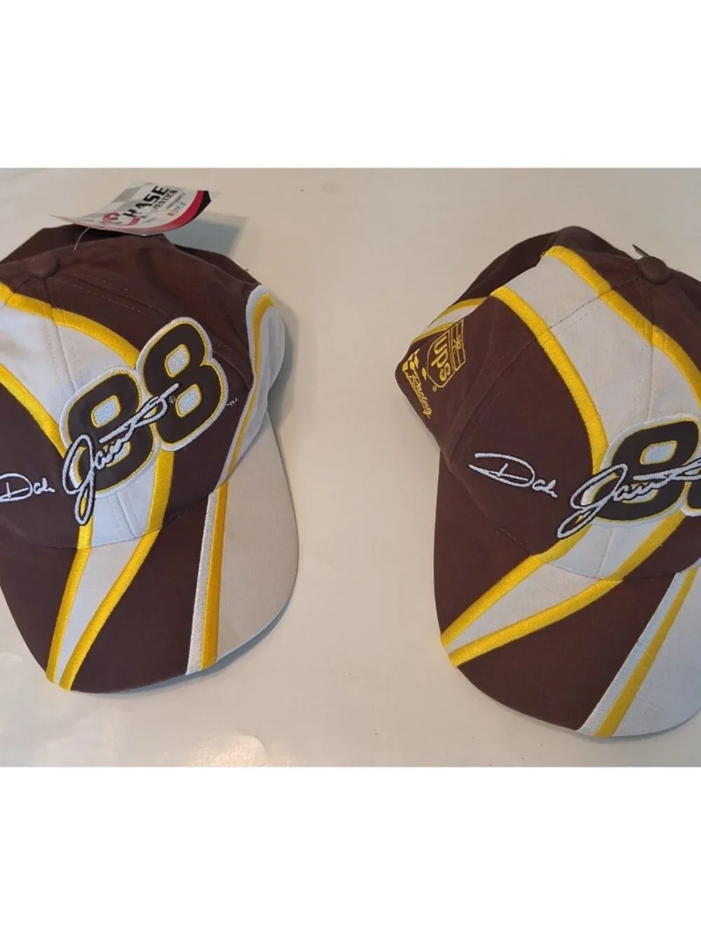 Dale Jarrett UPS #88 Chase Authentics Hat   NASCAR Racing RYR New Lot Of Two